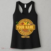 Personalize Home Homegrown Produce Custom Farmer Women's Tank Top thumb 3