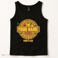 Personalize Home Homegrown Produce Custom Farmer Tank Top thumb 2