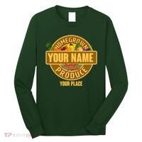 Personalize Home Homegrown Produce Custom Farmer Long Sleeve Shirt thumb 0