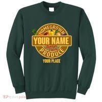Personalize Home Homegrown Produce Custom Farmer Sweatshirt thumb 0