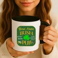 Personalize Irish Pub St Patricks Day Custom Coffee Mug thumb 3