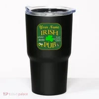 Personalize Irish Pub St Patricks Day Custom Tumbler thumb 0