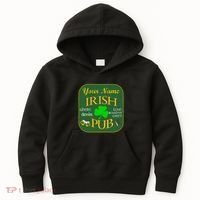 Personalize Irish Pub St Patricks Day Custom Kids Hoodie thumb 0