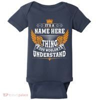 Personalize It's A Name Thing You Wouldn't Understand Custom Baby Bodysuit thumb 0