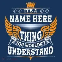 Personalize It's A Name Thing You Wouldn't Understand Custom Baby Bodysuit thumb 2