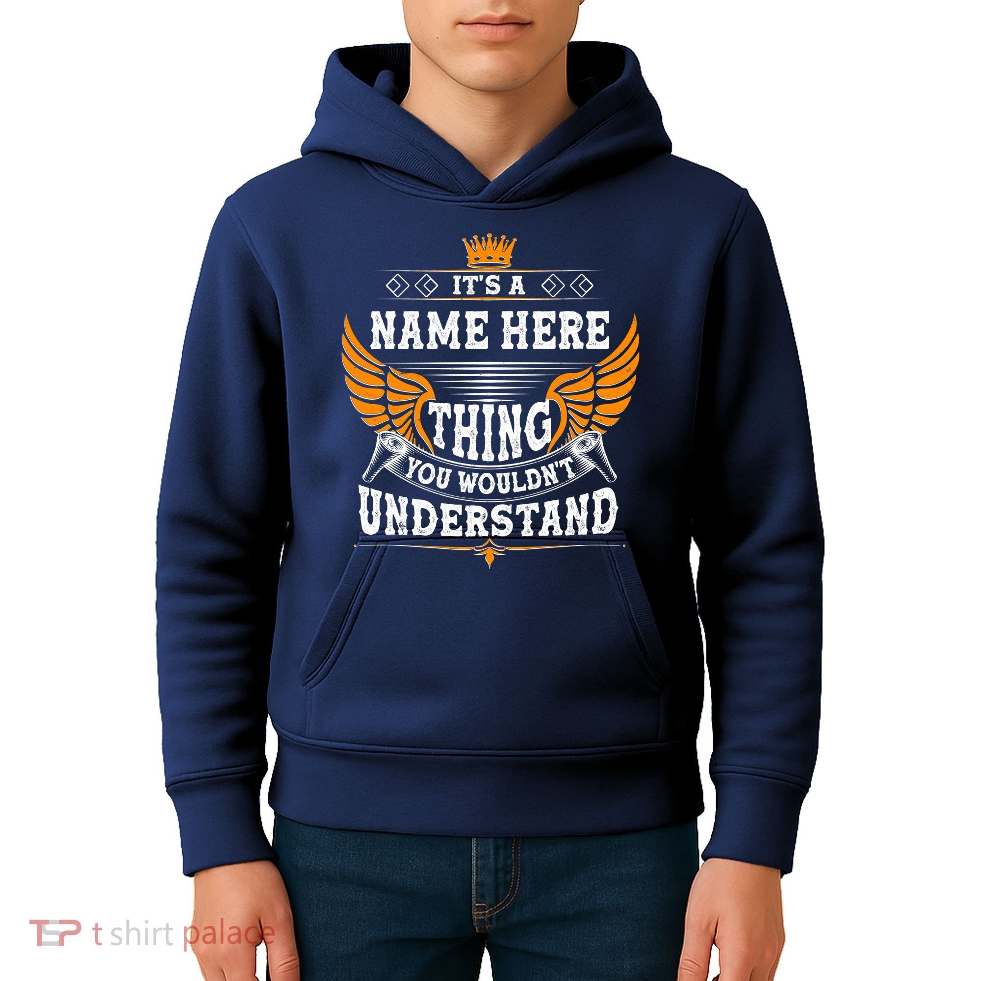 Personalize It's A Name Thing You Wouldn't Understand Custom Kids Hoodie