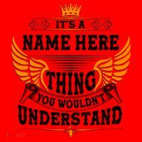 Personalize It's A Name Thing You Wouldn't Understand Custom Santa Hat thumb 1