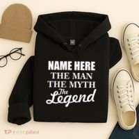 Personalize Name The Man Myth Legend Custom Hoodie thumb 4