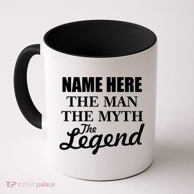 Personalize Name The Man Myth Legend Custom Coffee Mug