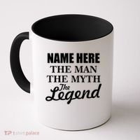 Personalize Name The Man Myth Legend Custom Coffee Mug thumb 0