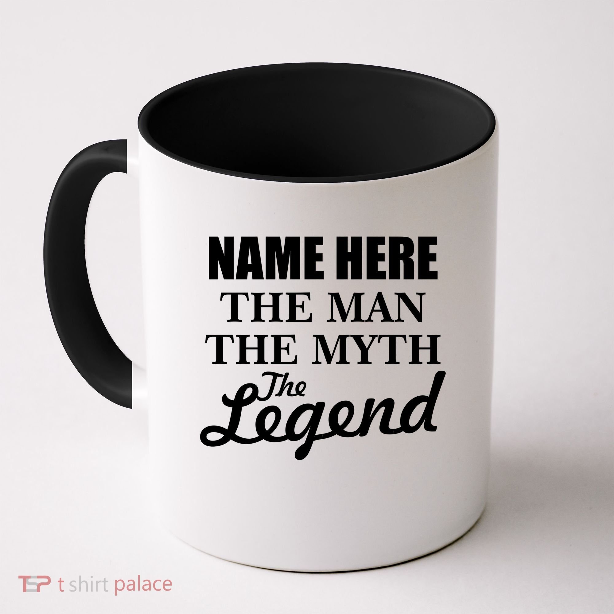 Personalize Name The Man Myth Legend Custom Coffee Mug