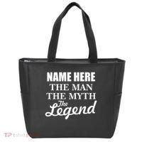 Personalize Name The Man Myth Legend Custom Tote Bag thumb 0