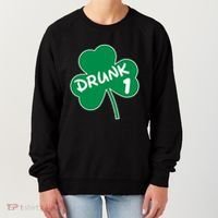 Personalize St Patricks Day Matching Custom Drunk Women's Sweatshirt thumb 0