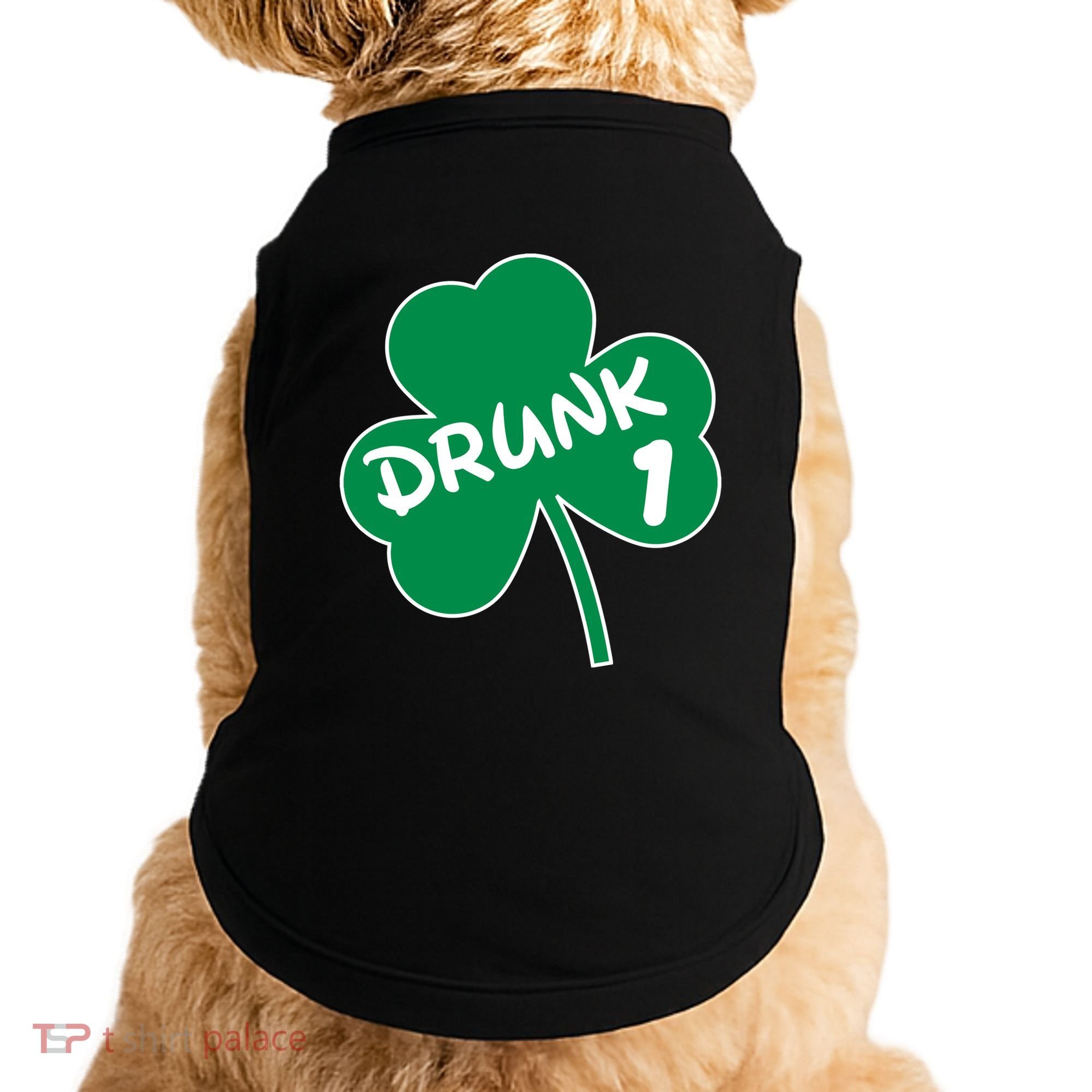 Personalize St Patricks Day Matching Custom Drunk Doggie Tank