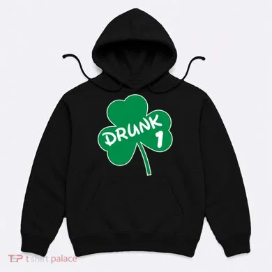 Personalize St Patricks Day Matching Custom Drunk Hoodie