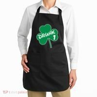 Personalize St Patricks Day Matching Custom Drunk Apron thumb 2