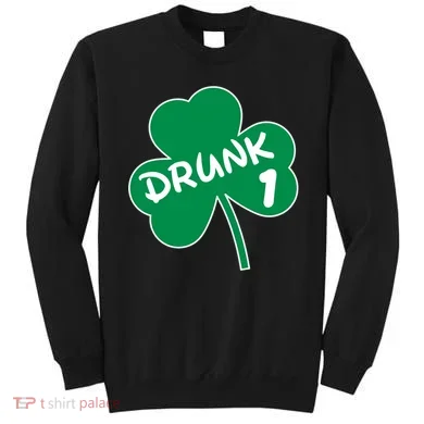 Personalize St Patricks Day Matching Custom Drunk Sweatshirt