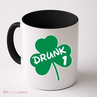Personalize St Patricks Day Matching Custom Drunk Coffee Mug