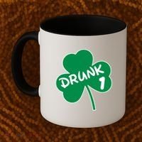 Personalize St Patricks Day Matching Custom Drunk Coffee Mug thumb 2