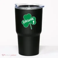Personalize St Patricks Day Matching Custom Drunk Tumbler thumb 0