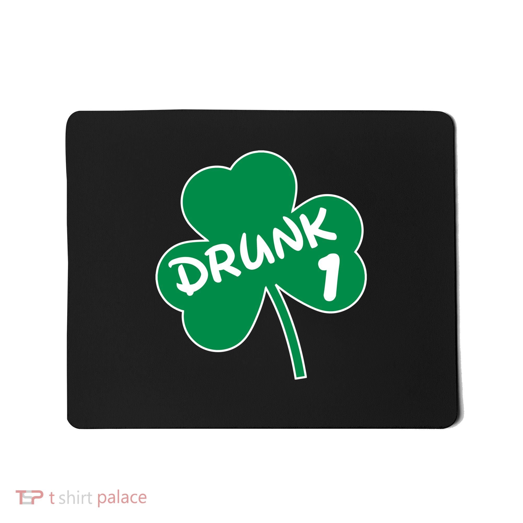 Personalize St Patricks Day Matching Custom Drunk Mousepad