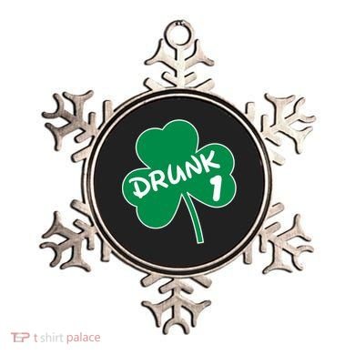 Personalize St Patricks Day Matching Custom Drunk Ornament