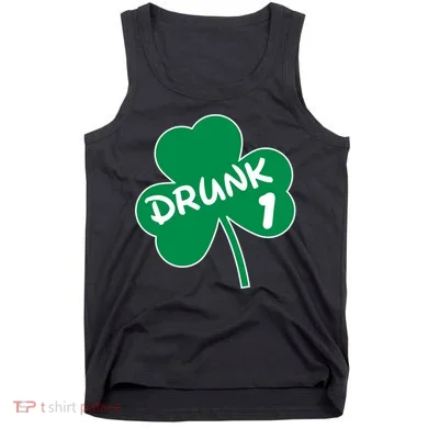 Personalize St Patricks Day Matching Custom Drunk Tank Top