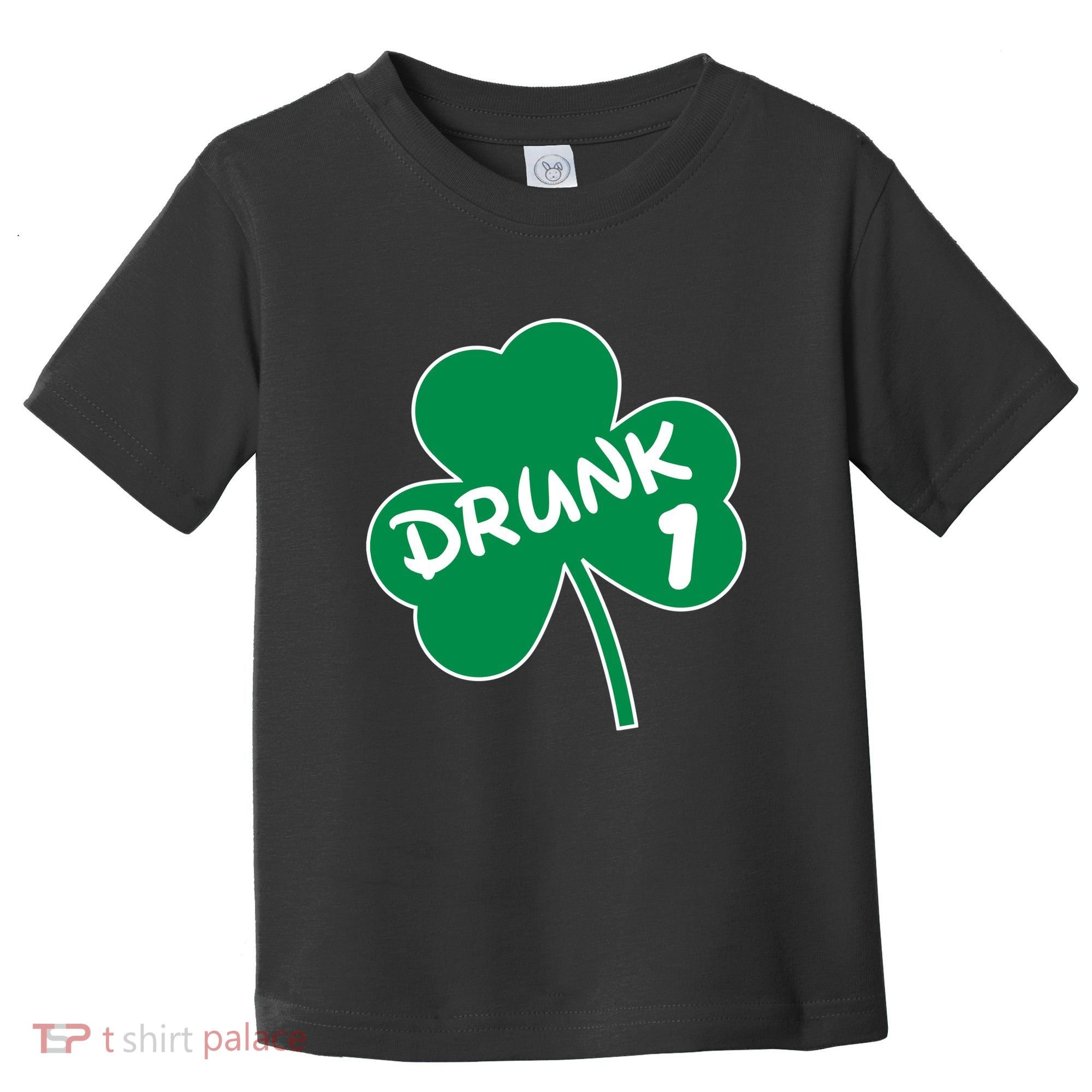 Personalize St Patricks Day Matching Custom Drunk Toddler T-Shirt