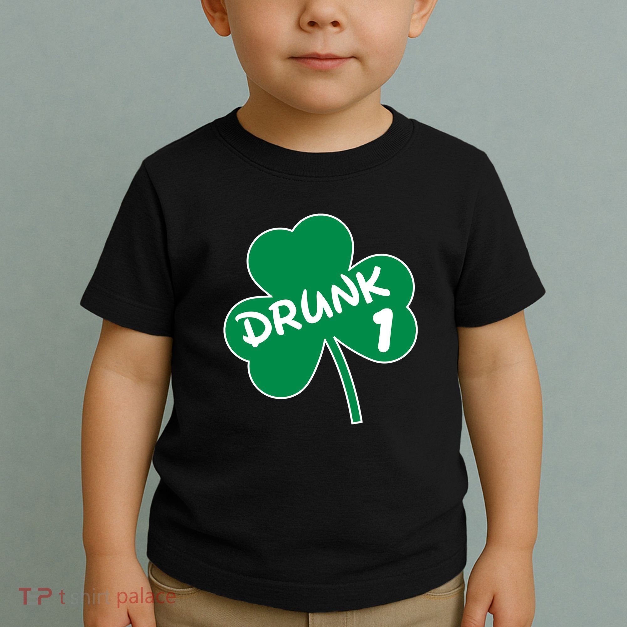 Personalize St Patricks Day Matching Custom Drunk Toddler T-Shirt