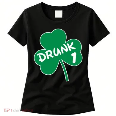 Personalize St Patricks Day Matching Custom Drunk Women's T-Shirt