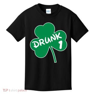 Personalize St Patricks Day Matching Custom Drunk Kids T-Shirt