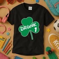 Personalize St Patricks Day Matching Custom Drunk Kids T-Shirt thumb 3