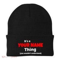 Personalized Funny You Wouldn't Understand Custom Name Beanie thumb 0