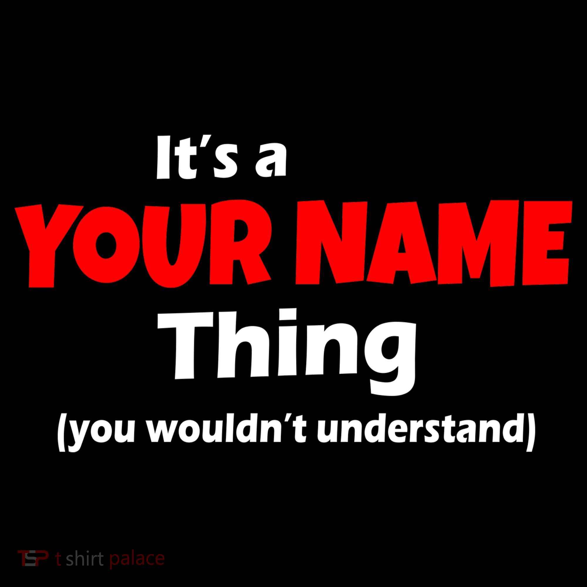 Personalized Funny You Wouldn't Understand Custom Name Women's Hoodie