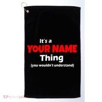 Personalized Funny You Wouldn't Understand Custom Name Golf Towel thumb 0