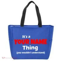 Personalized Funny You Wouldn't Understand Custom Name Tote Bag thumb 0