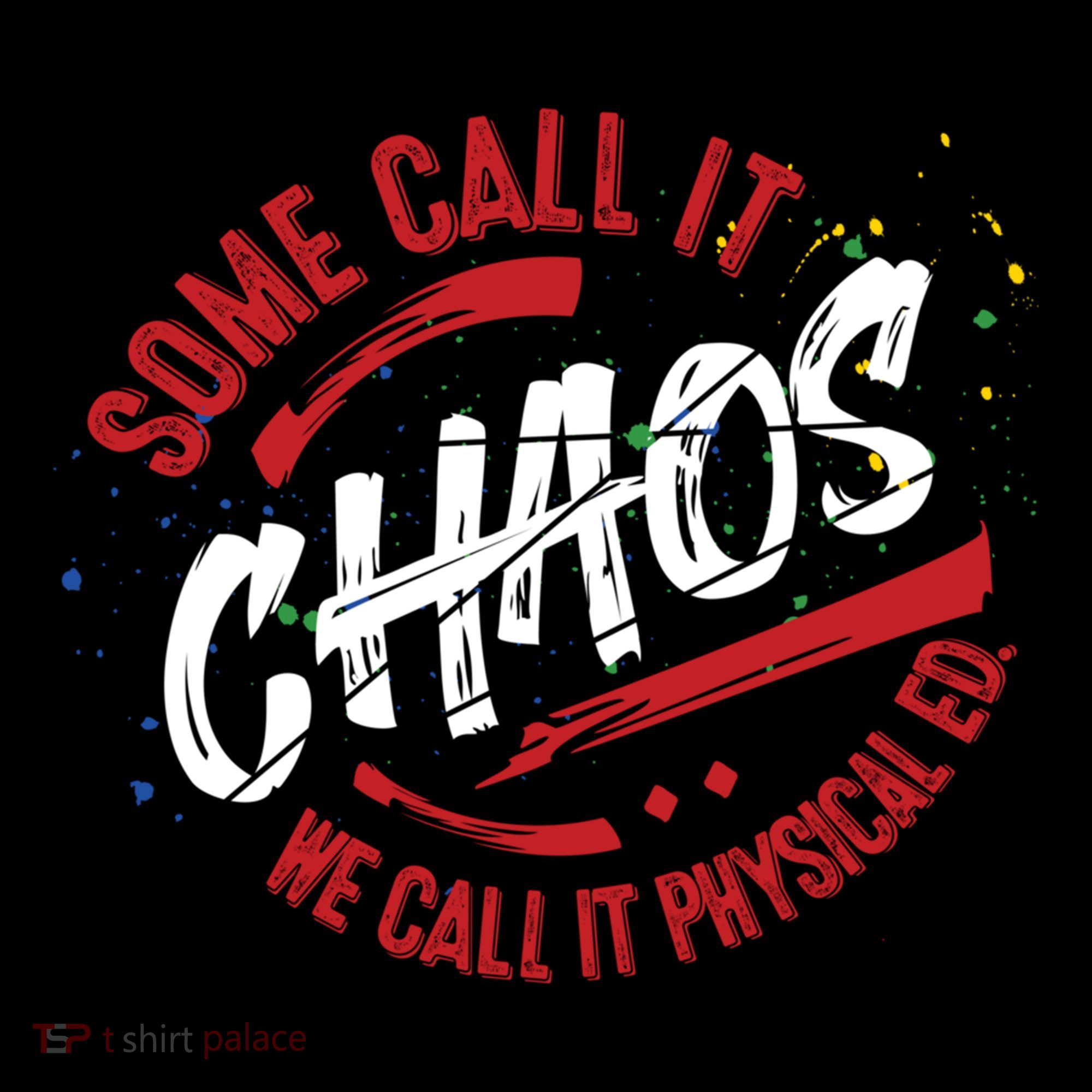 P E School Gift Physical Education Teacher Gift Chaos Gift Women's Hoodie