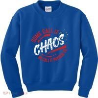 P E School Gift Physical Education Teacher Gift Chaos Gift Kids Sweatshirt thumb 0