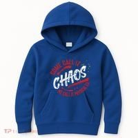 P E School Gift Physical Education Teacher Gift Chaos Gift Kids Hoodie thumb 0