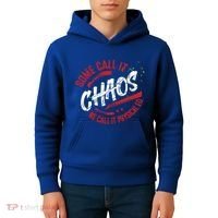 P E School Gift Physical Education Teacher Gift Chaos Gift Kids Hoodie thumb 4