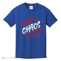 P E School Gift Physical Education Teacher Gift Chaos Gift Kids T-Shirt thumb 0