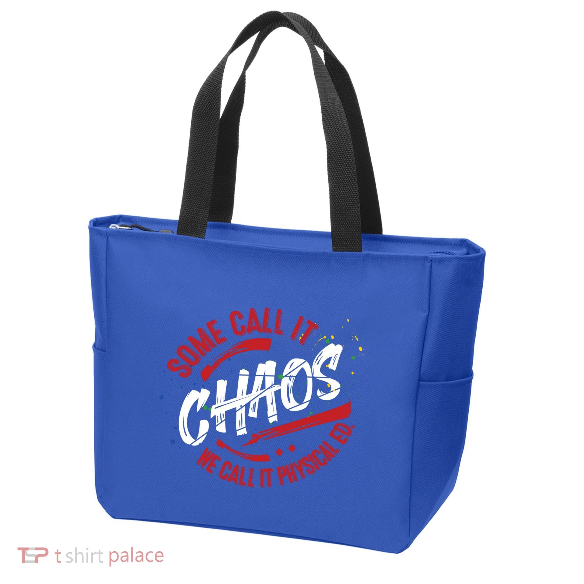 P E School Gift Physical Education Teacher Gift Chaos Gift Tote Bag