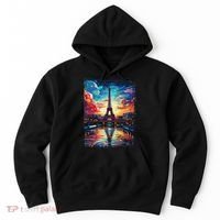 Paris Eiffel Tower I Love Paris Souvenir France Hoodie thumb 0