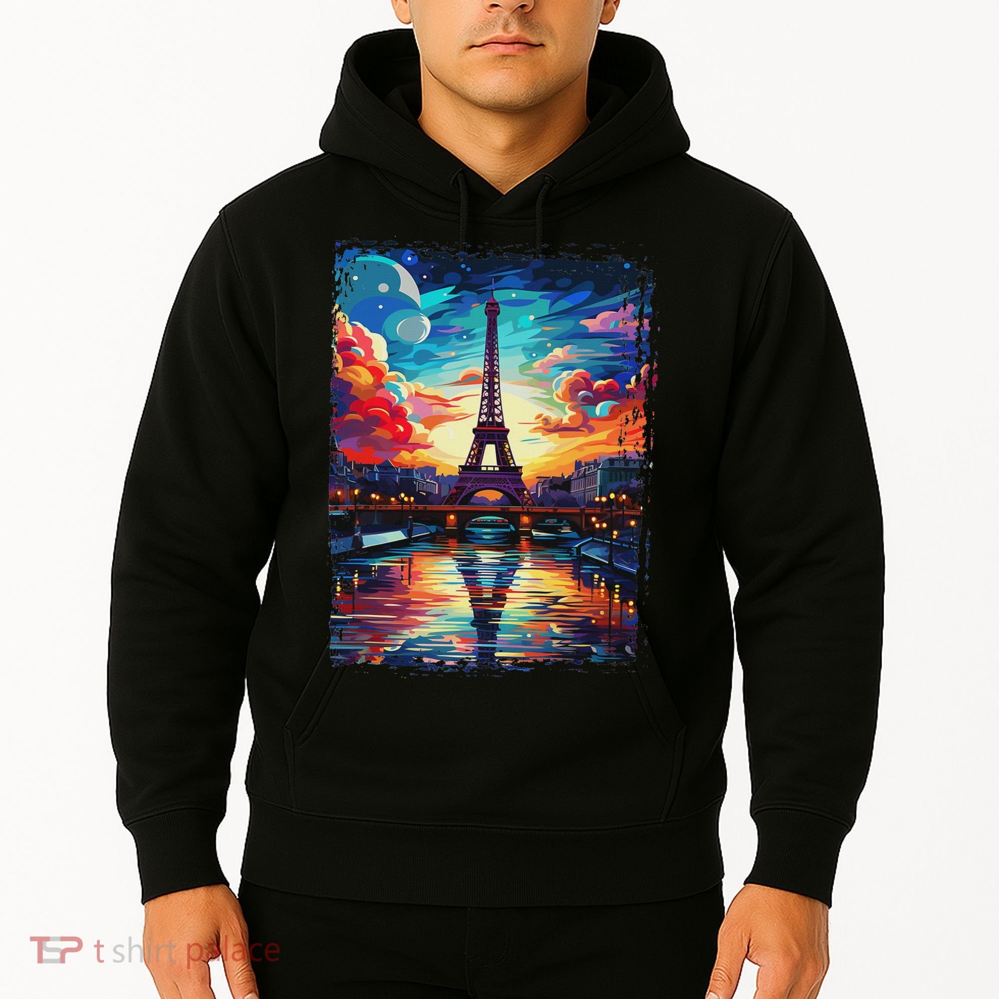 Paris Eiffel Tower I Love Paris Souvenir France Hoodie