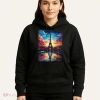 Paris Eiffel Tower I Love Paris Souvenir France Hoodie thumb 5