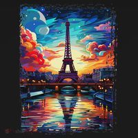 Paris Eiffel Tower I Love Paris Souvenir France Hoodie thumb 7