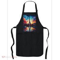 Paris Eiffel Tower I Love Paris Souvenir France Apron thumb 0