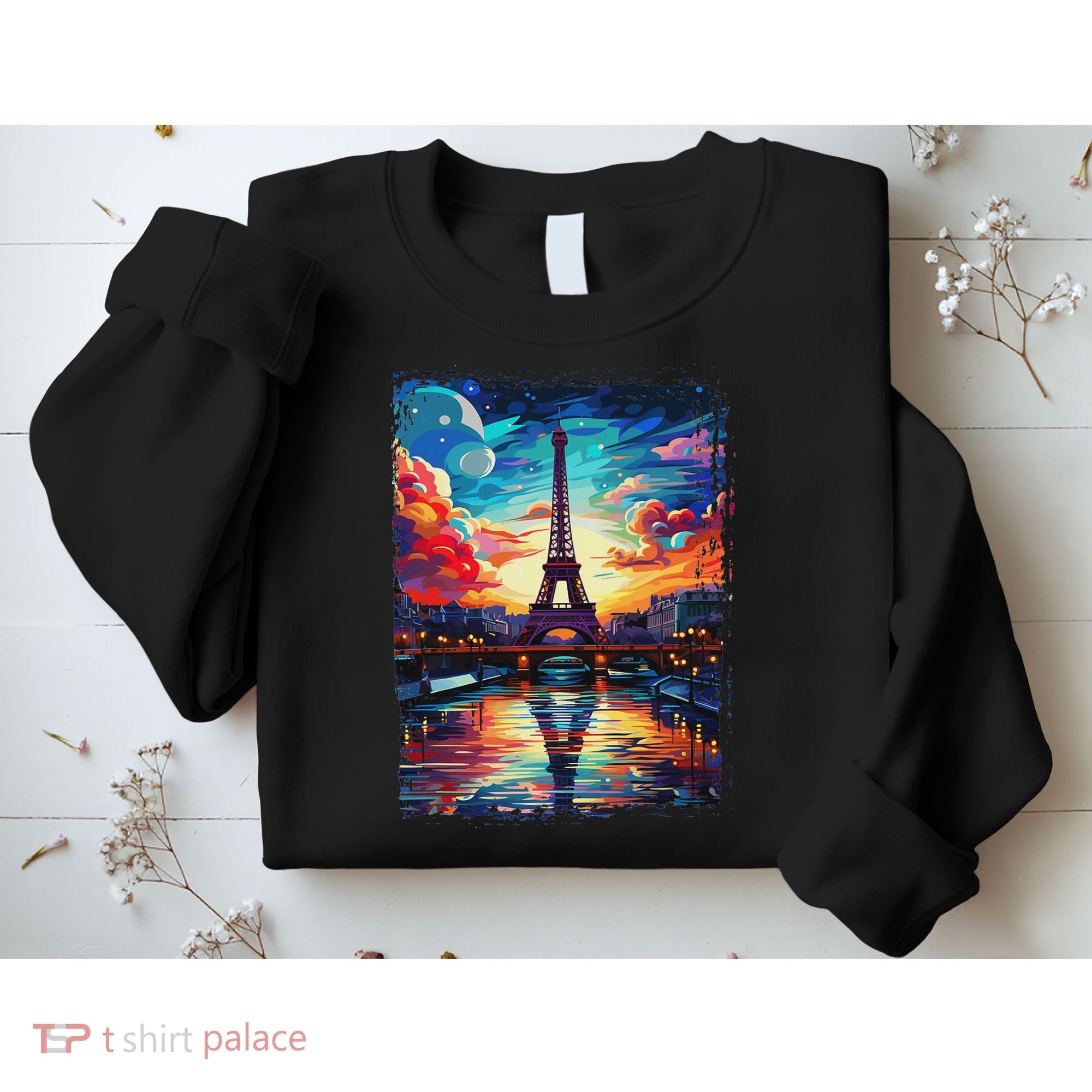 Paris Eiffel Tower I Love Paris Souvenir France Sweatshirt