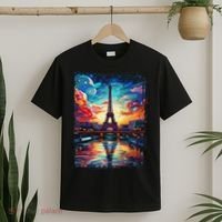 Paris Eiffel Tower I Love Paris Souvenir France T-Shirt thumb 2