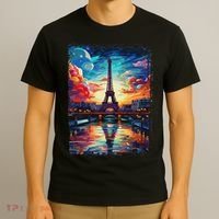Paris Eiffel Tower I Love Paris Souvenir France T-Shirt thumb 3